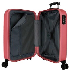Roll Road CAMBOYA 5069124 Trolley Cabina 40x55x20 cm 4 Ruote Rigido Rosa 2