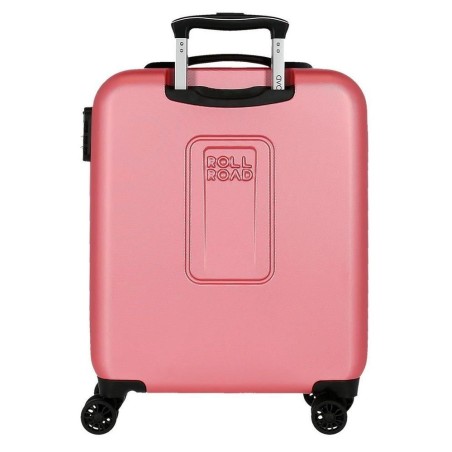 Roll Road CAMBOYA 5069124 Trolley Cabina 40x55x20 cm 4 Ruote Rigido Rosa