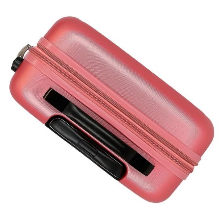 Roll Road CAMBOYA 5069124 Trolley Cabina 40x55x20 cm 4 Ruote Rigido Rosa