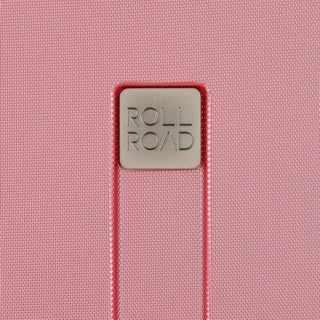 Roll Road CAMBOYA 5069124 Trolley Cabina 40x55x20 cm 4 Ruote Rigido Rosa