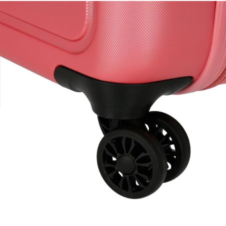 Roll Road CAMBOYA 5069124 Trolley Cabina 40x55x20 cm 4 Ruote Rigido Rosa