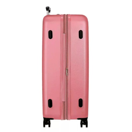 Roll Road CAMBOYA 5069224 Trolley Medio Estendibile 65X46X23 cm 4 Ruote Rigido Rosa