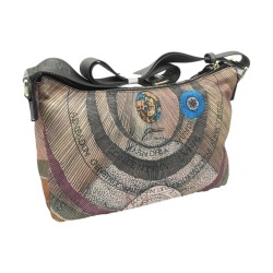 Gattinoni  BIGMX6728WIL073 MAYA Hobo Nylon Donna Taupe 2