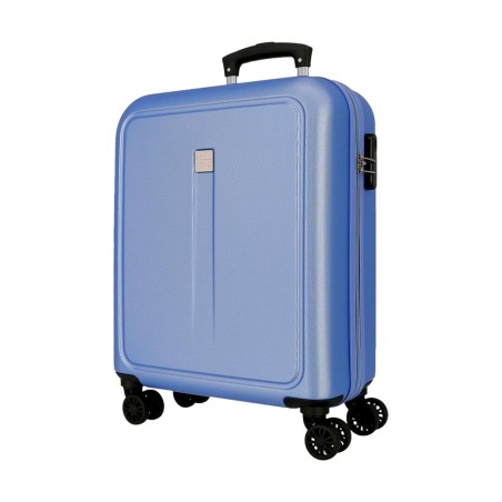 Roll Road CAMBOYA 506912A Trolley Cabina 40x55x20 cm 4 Ruote Rigido Azzurro