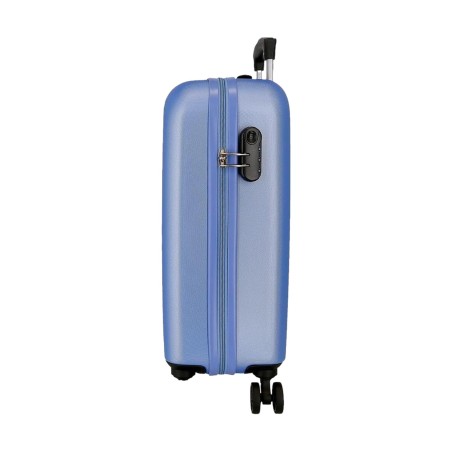 Roll Road CAMBOYA 506912A Trolley Cabina 40x55x20 cm 4 Ruote Rigido Azzurro