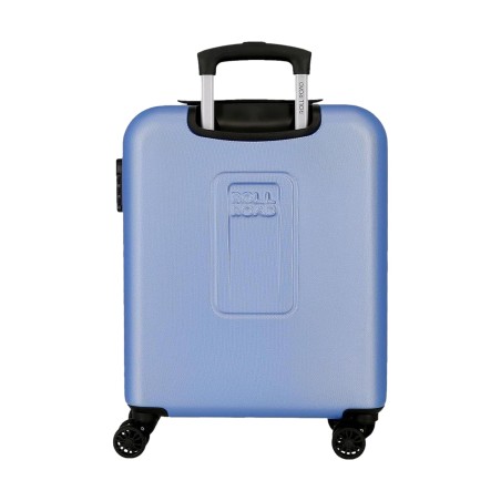 Roll Road CAMBOYA 506912A Trolley Cabina 40x55x20 cm 4 Ruote Rigido Azzurro