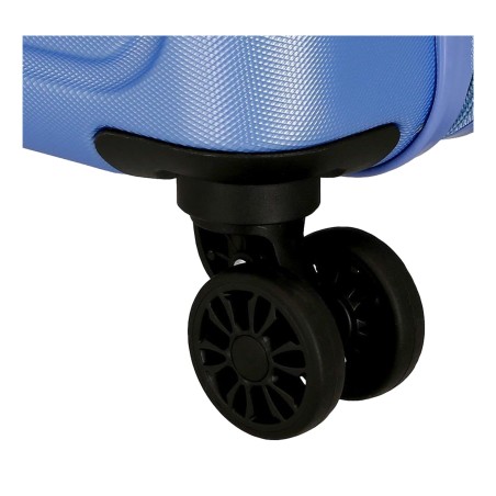 Roll Road CAMBOYA 506912A Trolley Cabina 40x55x20 cm 4 Ruote Rigido Azzurro