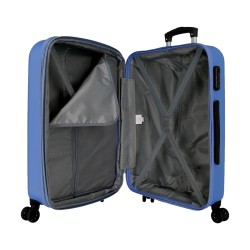 Roll Road CAMBOYA 506932A Trolley Grande Estendibile 75X52X30 cm 4 Ruote Rigido Azzurro 2