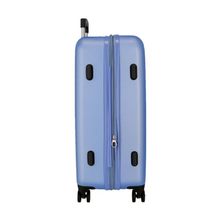 Roll Road CAMBOYA 506932A Trolley Grande Estendibile 75X52X30 cm 4 Ruote Rigido Azzurro