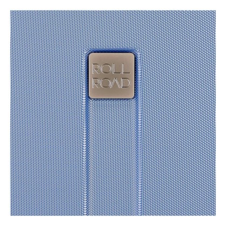 Roll Road CAMBOYA 506932A Trolley Grande Estendibile 75X52X30 cm 4 Ruote Rigido Azzurro