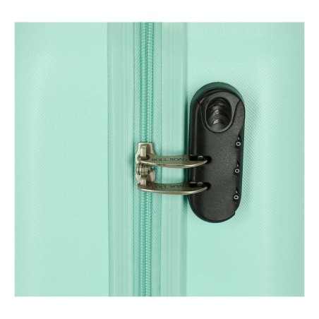 Roll Road CAMBOYA 5069125 Trolley Cabina 40x55x20 cm 4 Ruote Rigido Turchese