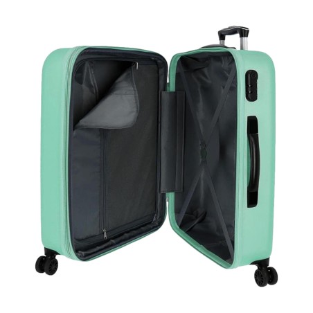 Roll Road CAMBOYA 5069325 Trolley Grande Estendibile 75X52X30 cm 4 Ruote Rigido Turchese