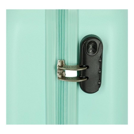 Roll Road CAMBOYA 5069325 Trolley Grande Estendibile 75X52X30 cm 4 Ruote Rigido Turchese