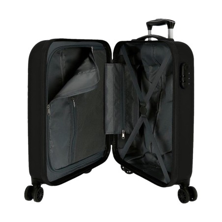 Roll Road CAMBOYA 5069121 Trolley Cabina 40x55x20 cm 4 Ruote Rigido Nero