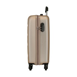 Roll Road FLEX 5849169 Trolley Cabina 40x55x20 cm 4 Ruote Rigido Champagne 2