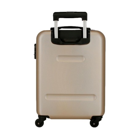 Roll Road FLEX 5849169 Trolley Cabina 40x55x20 cm 4 Ruote Rigido Champagne