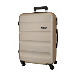 Roll Road FLEX 5849269 Trolley Medio 65X46X25 cm 4 Ruote Rigido Champagne