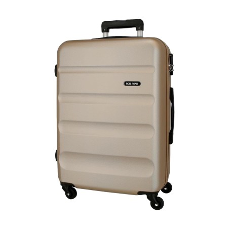 Roll Road FLEX 5849269 Trolley Medio 65X46X25 cm 4 Ruote Rigido Champagne