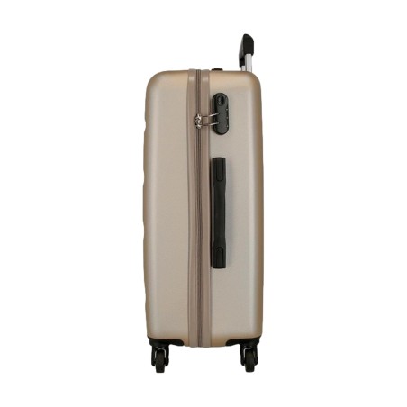 Roll Road FLEX 5849269 Trolley Medio 65X46X25 cm 4 Ruote Rigido Champagne