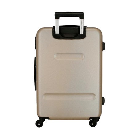 Roll Road FLEX 5849269 Trolley Medio 65X46X25 cm 4 Ruote Rigido Champagne