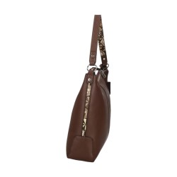 Gattinoni BEN2E8583WVWT49 Esther L.Hobo Borsa Donna Dark Brown Desert 2