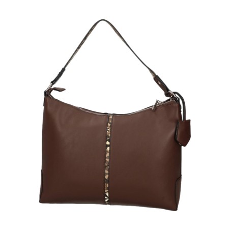 Gattinoni BEN2E8583WVWT49 Esther L.Hobo Borsa Donna Dark Brown Desert