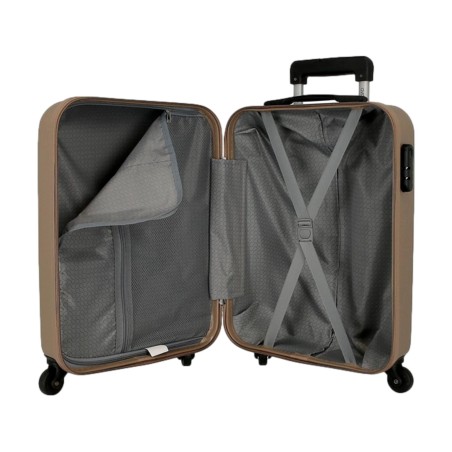 Roll Road FLEX 5849469 Set Trolley 55-65-75 cm 4 Ruote Champagne