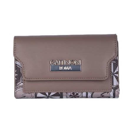 Gattinoni BENTD8616WZTTJ7 Bright Portafogli Flap M. Donna New Teodosia Taupe