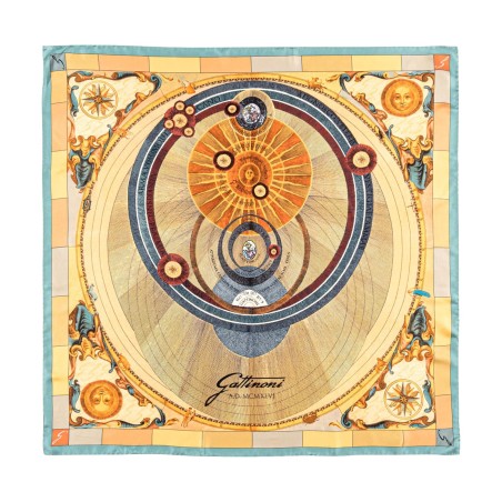 Gattinoni PLANETARIUM  AIGPL1023WKAP02 Foulard 90x90 Silk Classic