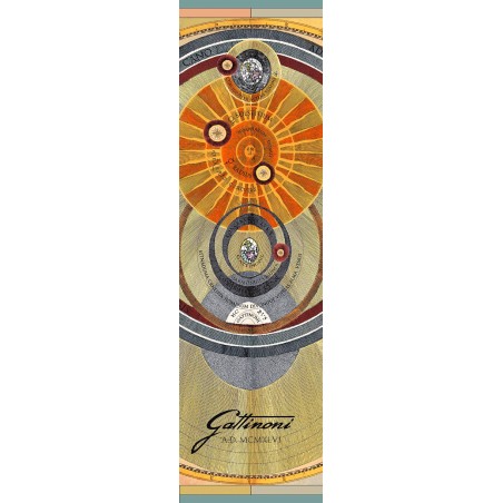 Gattinoni PPLANETARIO AEGPL1060WKAP02 Foulard Donna 50x175 cm Classic Print