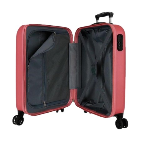 Roll Road CAMBOYA 5068624 Trolley Cabina Exensible 40x55x20 cm 4 Ruote Rigido Rosa