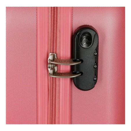Roll Road CAMBOYA 5068624 Trolley Cabina Exensible 40x55x20 cm 4 Ruote Rigido Rosa