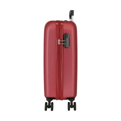 Roll Road Camboya 506912B Trolley Cabina 40x55x20 cm 4 Ruote Rigido Bordeaux 2