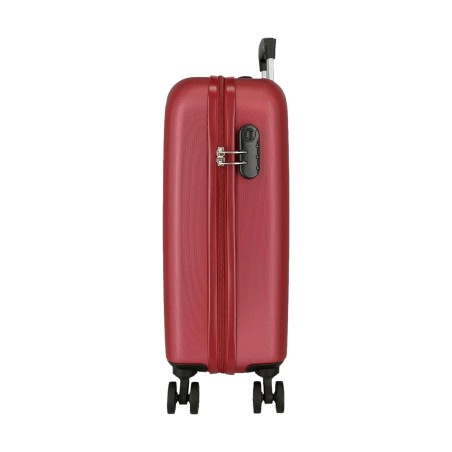 Roll Road Camboya 506912B Trolley Cabina 40x55x20 cm 4 Ruote Rigido Bordeaux