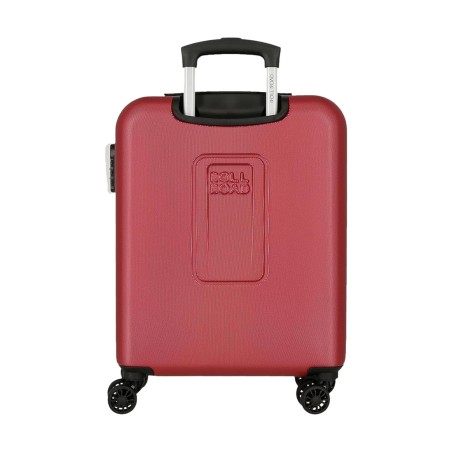 Roll Road Camboya 506912B Trolley Cabina 40x55x20 cm 4 Ruote Rigido Bordeaux