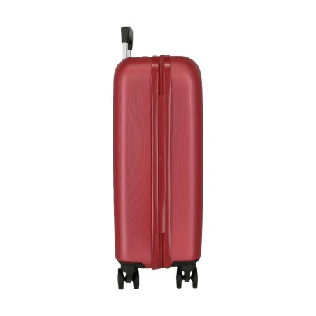 Roll Road Camboya 506912B Trolley Cabina 40x55x20 cm 4 Ruote Rigido Bordeaux