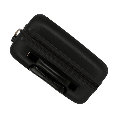 Roll Road CAMBOYA 5068621 Trolley Cabina Exensible 40x55x20 cm 4 Ruote Rigido Nero