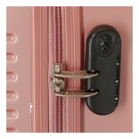 Roll Road INDIA  5089127 Trolley Cabina 40x55x20 cm 4 Ruote Rigido Nude