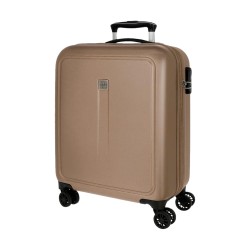 Roll Road CAMBOYA 5068622 Trolley Cabina Exensible 40x55x20 cm 4 Ruote Rigido Champagne