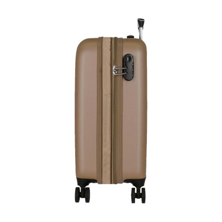 Roll Road CAMBOYA 5068622 Trolley Cabina Exensible 40x55x20 cm 4 Ruote Rigido Champagne