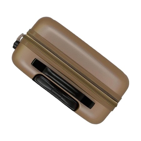 Roll Road CAMBOYA 5068622 Trolley Cabina Exensible 40x55x20 cm 4 Ruote Rigido Champagne