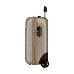 Roll Road FLEX 5849969 Trolley Cabina Bagaglio a Mano 31x44x20 cm 2 Ruote Rigido Champagne 2
