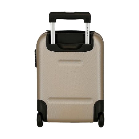 Roll Road FLEX 5849969 Trolley Cabina Bagaglio a Mano 31x44x20 cm 2 Ruote Rigido Champagne