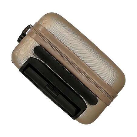 Roll Road FLEX 5849969 Trolley Cabina Bagaglio a Mano 31x44x20 cm 2 Ruote Rigido Champagne