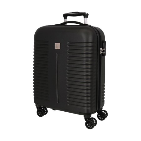 Roll Road INDIA  5089121 Trolley Cabina 40x55x20 cm 4 Ruote Rigido Nero