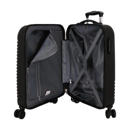 Roll Road INDIA  5089121 Trolley Cabina 40x55x20 cm 4 Ruote Rigido Nero