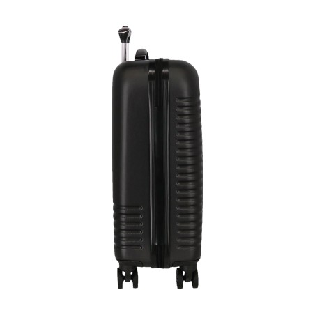 Roll Road INDIA  5089121 Trolley Cabina 40x55x20 cm 4 Ruote Rigido Nero