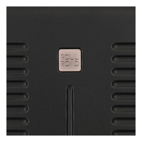 Roll Road INDIA  5089121 Trolley Cabina 40x55x20 cm 4 Ruote Rigido Nero