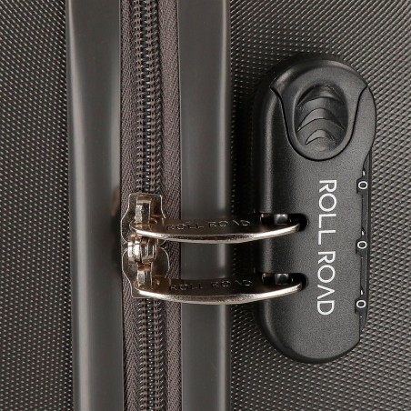 Roll Road FLEX 5849161 Trolley Cabina 55 cm 4 Ruote Rigido Antracite