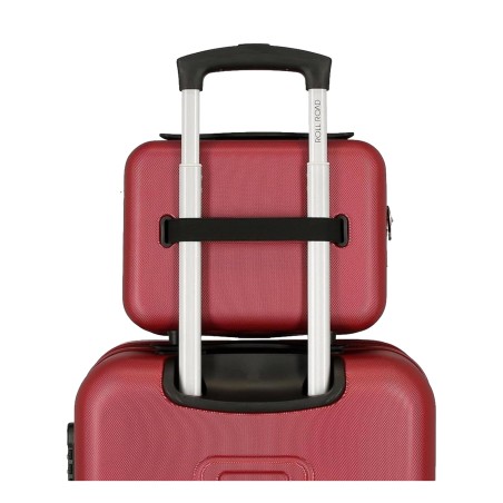 Roll Road CAMBOYA 506392B Beauty Case Adattabile Trolley Bordeaux 